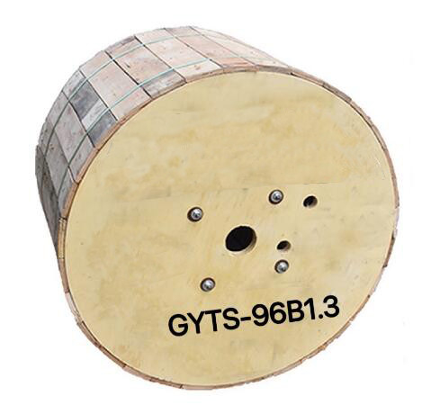 GYTS-96B1.3 کابل فیبر نوری 96 هسته ای در فضای باز G652D تک حالت مشکی
