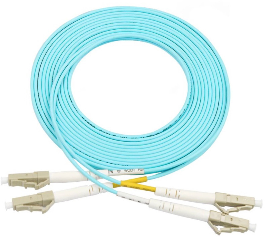 پچ کورد lc lc OM3 / OM4 3 متری 10 گیگابیتی چند حالته دوبلکس PVC LSZH