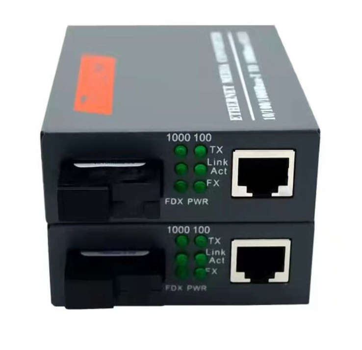 گیرنده فیبر نوری Gigabit 20KM 1310nm 1550nm HTB-GS-03A/B Single Mode Single Fibers