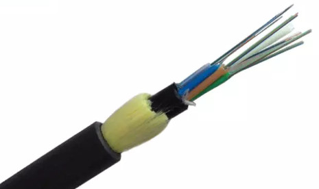 کابل فیبر نوری 288 هسته ای ADSS تمام دی الکتریک خود ساپورت PE ژاکت نوع G652D