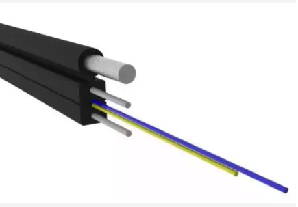 کابل فیبر نوری فضای باز 1/2/4 Core G657A 2 کیلومتری چند حالته FTTH کابل قطره GJYXCH