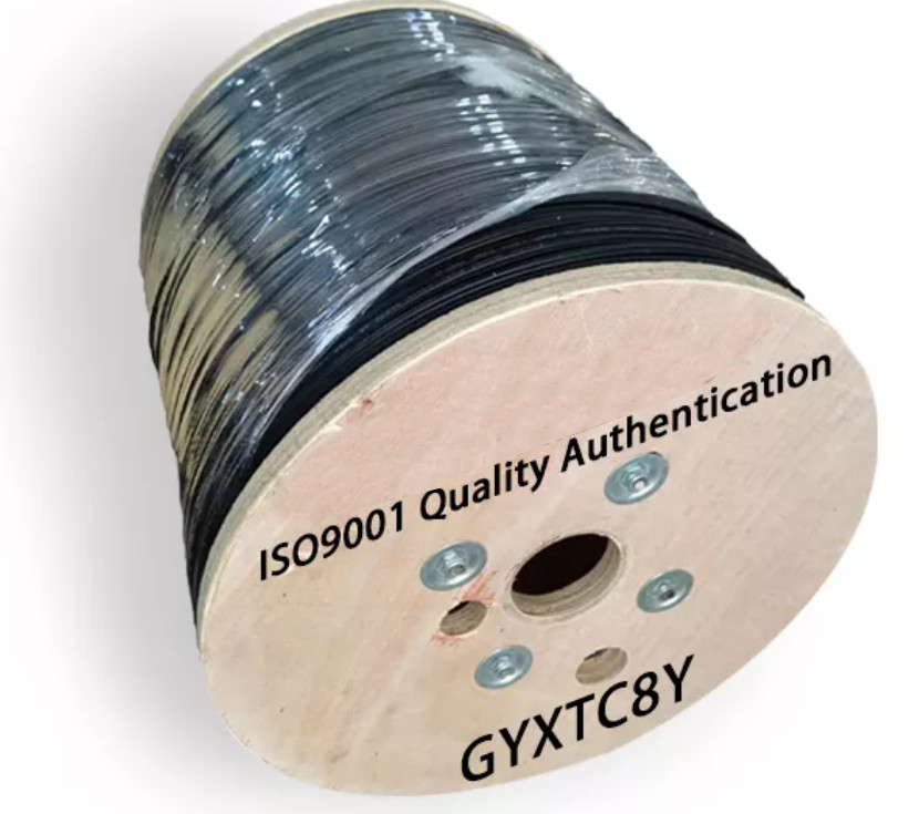 کابل فیبر نوری GYXTC8Y Outdoor Fig8 2 4 6 8 12 هسته سیم فولادی هوایی