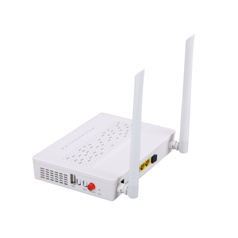 3FE 1GE WIFI POTS GPON EPON ONU 2T2R Mode 5DBI Gain 2.4G Frequency