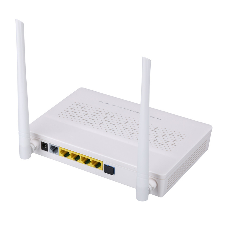 3FE 1GE WIFI POTS GPON EPON ONU 2T2R Mode 5DBI Gain 2.4G Frequency