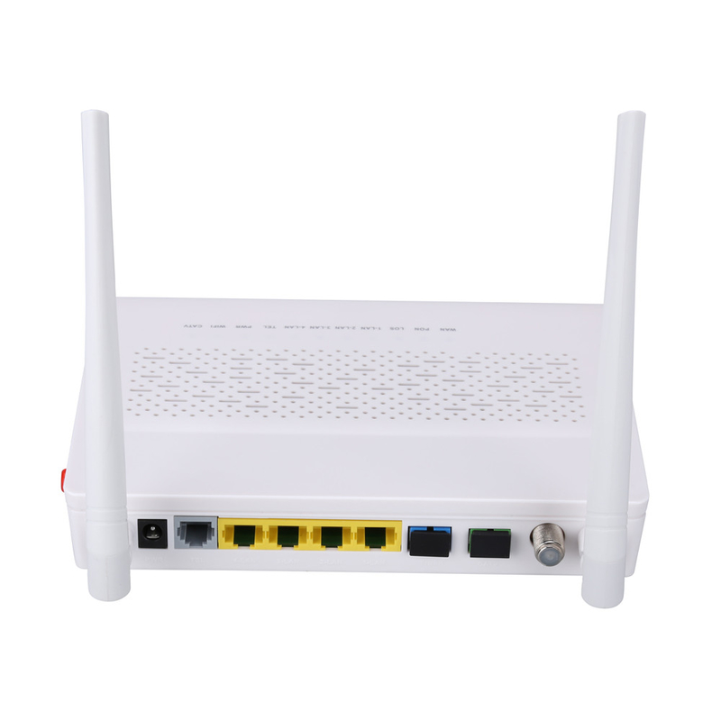 حالت 2T2R GPON EPON ONU 3FE 1GE WIFI POTS CATV مودم دو فیبر FTTH ONU