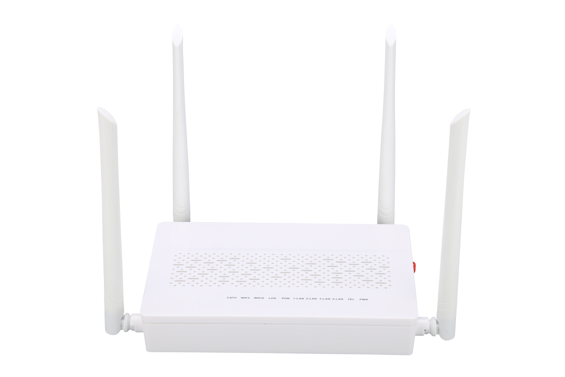 مودم 4GE 2.4G / 5G WIFI CATV GPON ONU SC Single Mode Single Fiber
