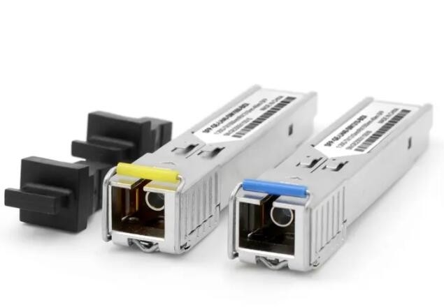 فرستنده و گیرنده فیبر نوری 1.25G SFP 5km 1550/1310nm کانکتور SC ماژول BIDI SFP