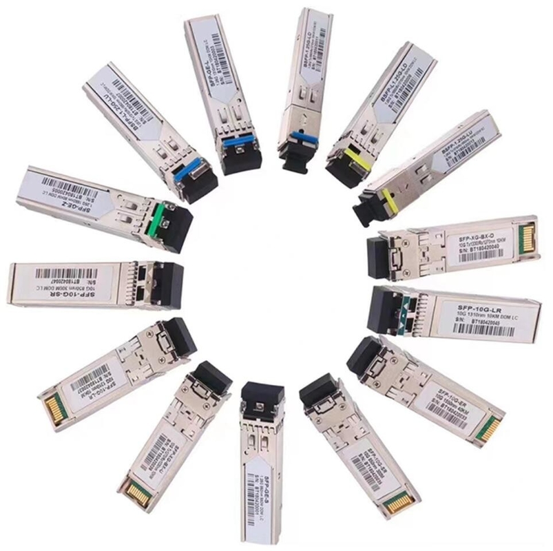 فرستنده و گیرنده فیبر نوری 1.25G SFP 5km 1550/1310nm کانکتور SC ماژول BIDI SFP
