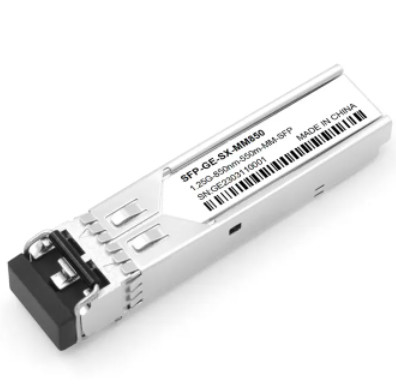 ماژول فرستنده و گیرنده SFP کانکتور LC 1.25G فرستنده گیرنده فیبر نوری دوبلکس 550 متری 850 نانومتری