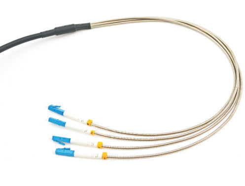 Armored Fiber Optic Patch Cord LC 4 Cores SM Armored Uniboot Outdoor