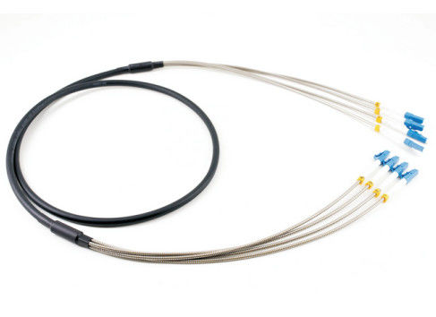 Armored Fiber Optic Patch Cord LC 4 Cores SM Armored Uniboot Outdoor