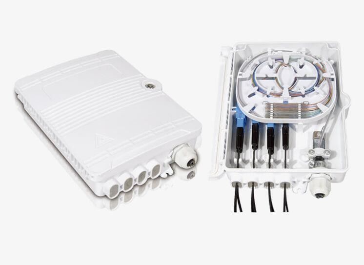 جعبه توزیع فضای باز FTTH 8 هسته Optical Joint Machine ABS Material Terminal Box