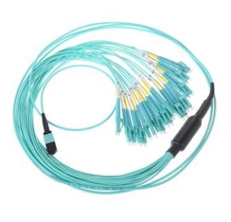 شبکه های مخابراتی MPO To LC Fiber Optic MPO 24 Core OM2