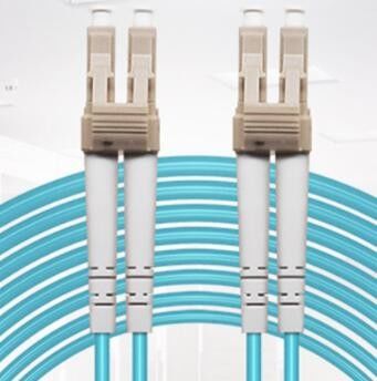 Aqua Multimode Patch Cord، LC LC Duplex Patch Cord OM3
