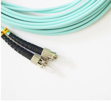 کابل فیبر چند حالته فیبر چند حالته ST To ST AQUA برای FTTH