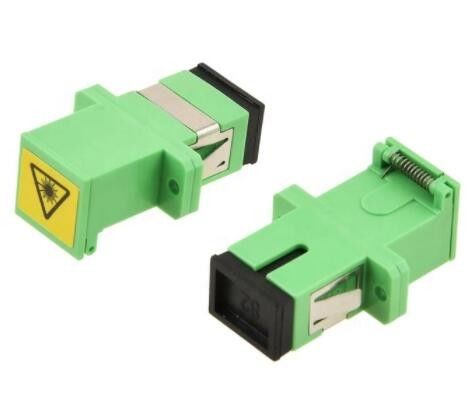 SC فیبر آداپتور SC / Upc Singlemode شاتر اتوماتیک شاتر جوش Sm Sx Ftth Simplex