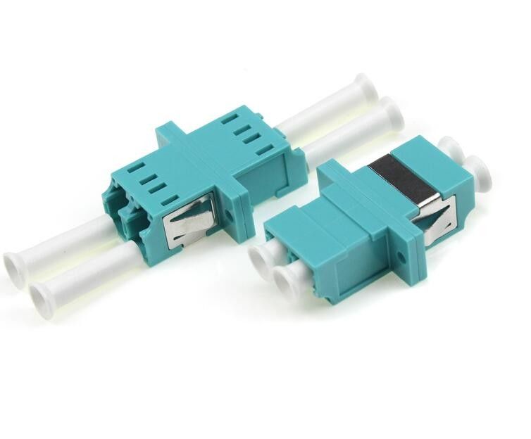 آداپتور فیبر Lc به Lc تقارن نوع تقارن پلاستیکی UPC APC LC آداپتور دوبلکس