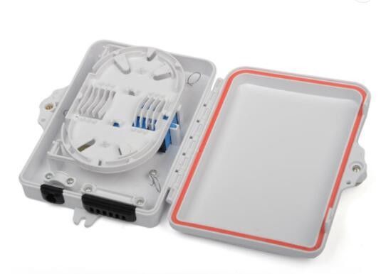 فیبر نوری Breakout Box 1 Inlet 6 Outlet FTTH Mini 4/6 Fiber Optic Distribution Box FDB