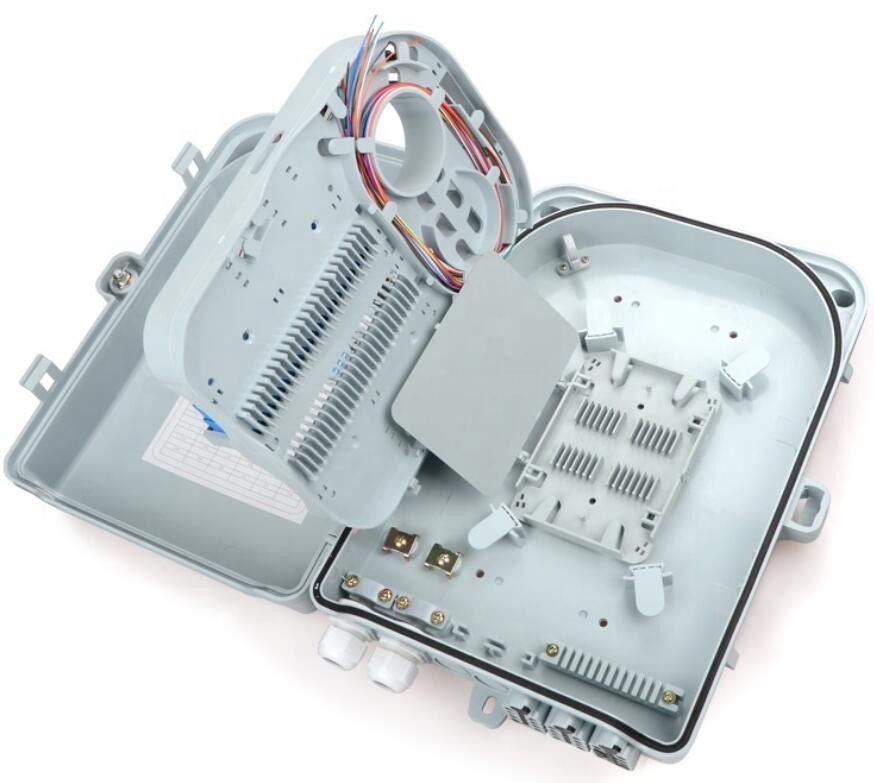 فیبر نوری جعبه دیواری 1:16 کاست اسپلیتر یا 24 هسته پیگتیل و آداپتور FTTH FDB جعبه