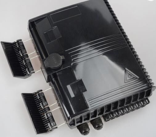 Terminal Box 16 Core Ftth 2 Inlet ، 16 Outlet For Drop Cable جعبه فیبر نوری جعبه سیاه