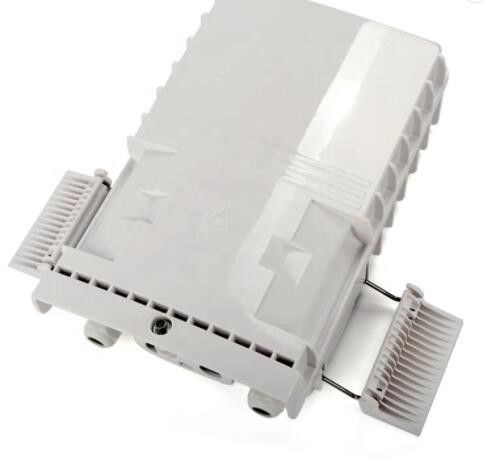 فیبر نوری Odf فیبر نوری ترمینال جعبه 24 هسته ضد آب IP65 FTTH 4 ورودی ورودی / 24 درگاه ورودی