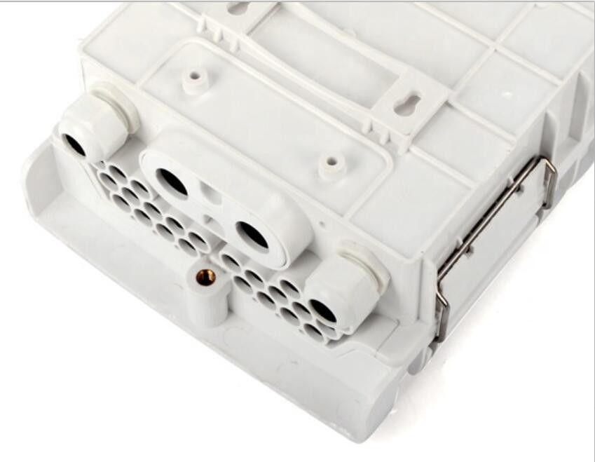 فیبر نوری Odf فیبر نوری ترمینال جعبه 24 هسته ضد آب IP65 FTTH 4 ورودی ورودی / 24 درگاه ورودی