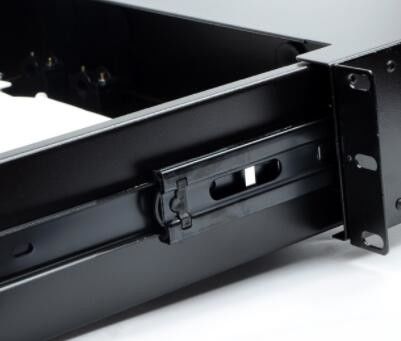 2U 48 Port Patch Panel، 19 Rack Mount Fiber Patch Panel نوع کشویی