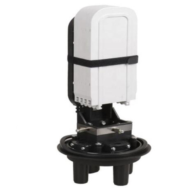 Ip68 24 48 96core گرمای عمودی جمع شدن مهر و موم گنبد فیبر نوری بسته 1 ورودی 3 خروجی