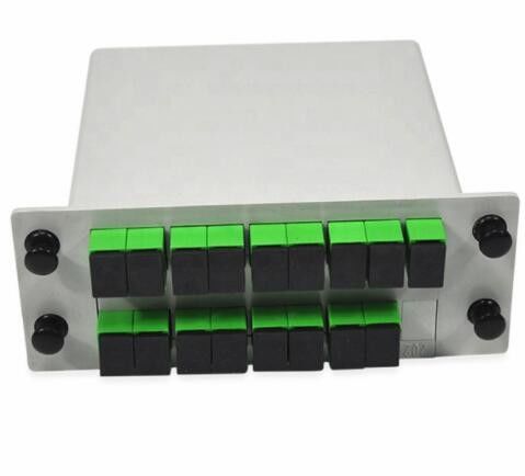 1650nm 1 × 16 PLC فیبر نوری Splitter SC APC اتصال 0.3m طول