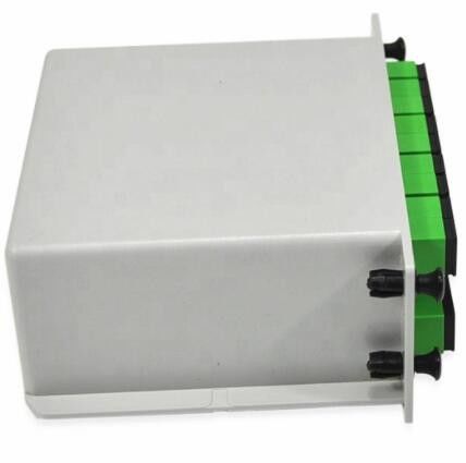 1650nm 1 × 16 PLC فیبر نوری Splitter SC APC اتصال 0.3m طول
