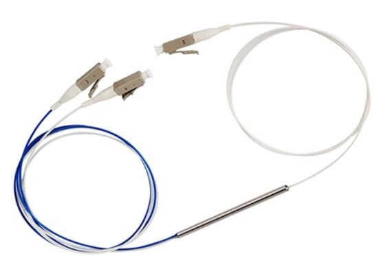 انشعاب فیبر نوری LC UPC 1 * 2 FBT فیبر نوری 0.9mm 1m