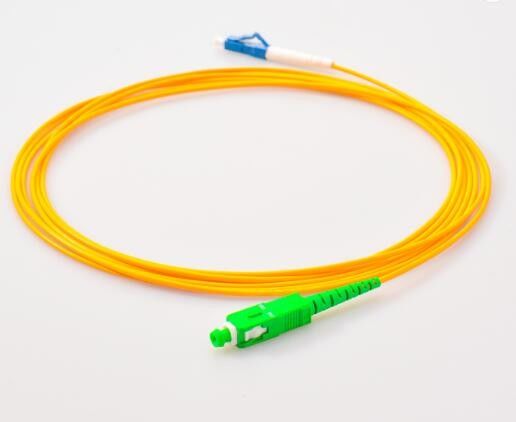 Sc Lc 3m Single Mode Patch Cord Simplex LC UPC To SC APC 3.0 mm