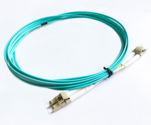FTTH 2mm Duplex LC UPC فیبر نوری وصله کابل MM OM3 50/125