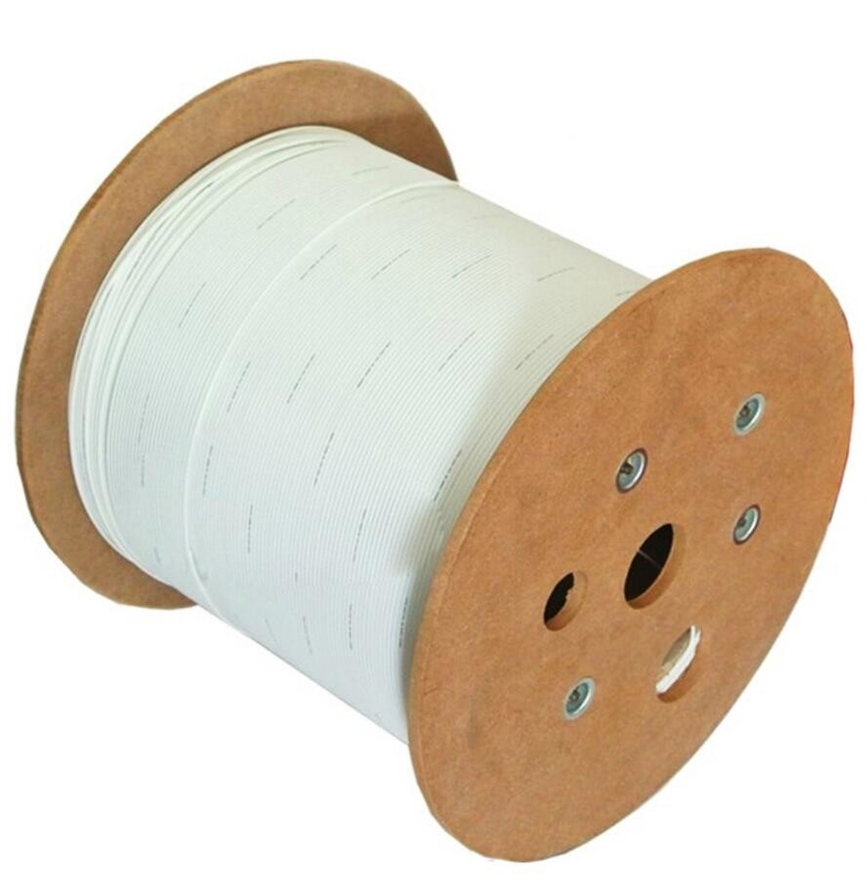 کابل نوری قطره پروانه GJXH 1 هسته 2 سیم فولادی 0.5 میلی متری خود پشتیبانی