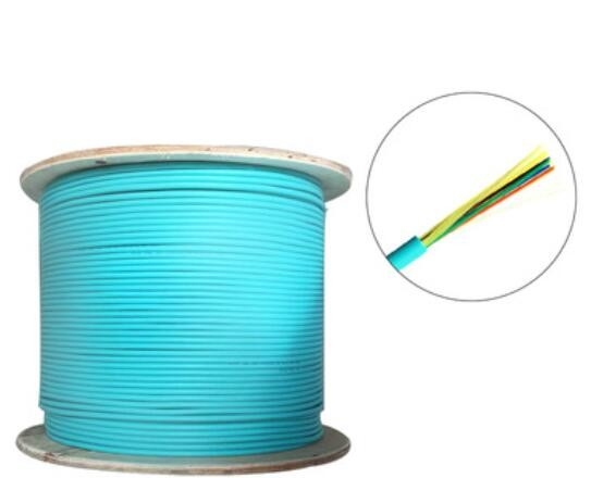 چند حالته 4 هسته کابل فیبر نوری 10G OM3 درجه مخابرات مهندسی داخلی