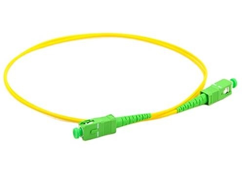 وصله سیم فیبر نوری 2.0 میلی متری به طول 3 متر APC Polishing SC SC Simplex Patch Cord