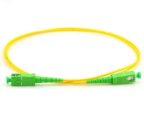 وصله سیم فیبر نوری 2.0 میلی متری به طول 3 متر APC Polishing SC SC Simplex Patch Cord