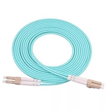 Duplex LC LC OM3 Patch Cord ژاکت LSZH For Gigabit Ethernet