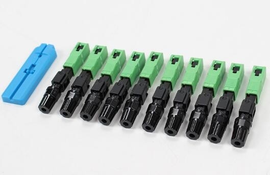 قالب جاسازی شده SC APC Quick Connector Insertion Loss 0.3DB نوع پولیش